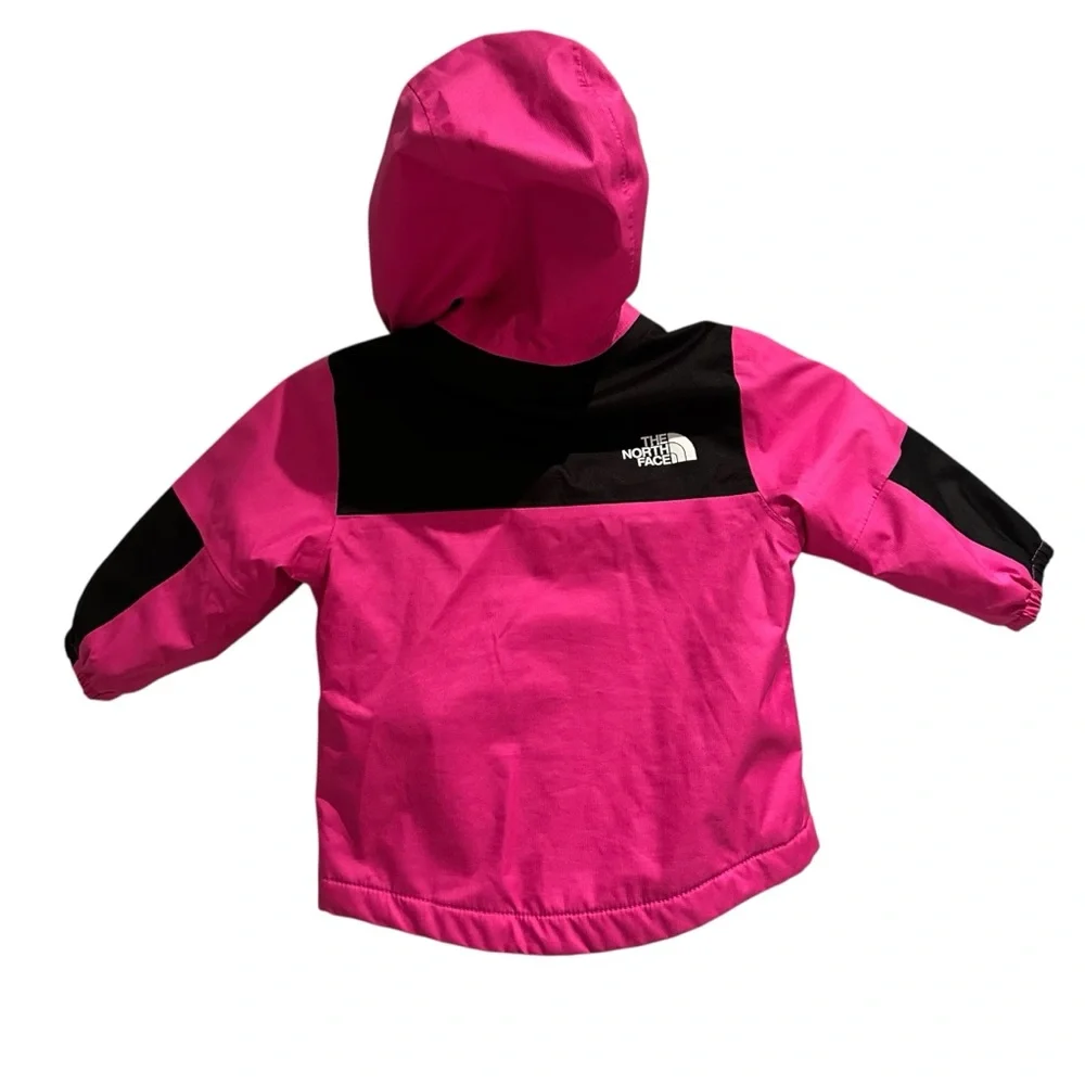 The North Face‎ Warm Storm Waterproof Rain Jacket Pink Black Size 3-6 Months
